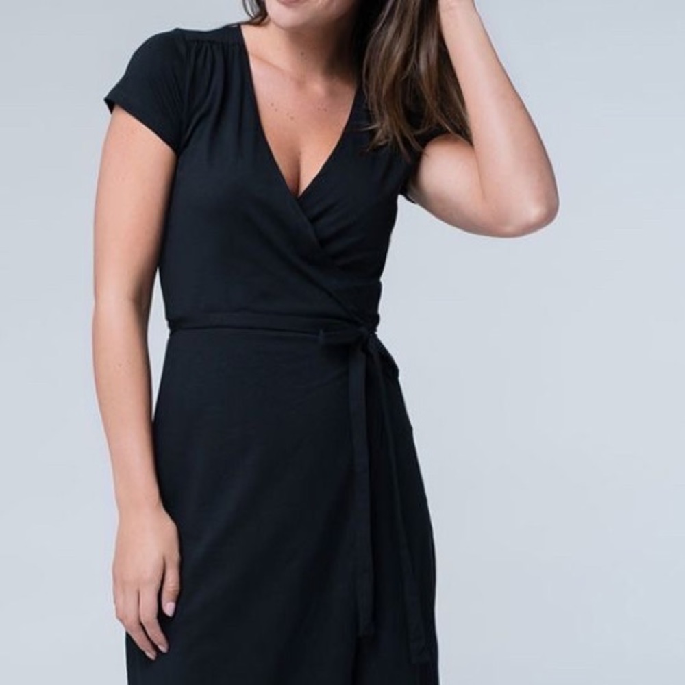 NWOT Pact Organic Wrap Dress